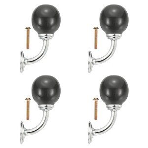 Unique Bargains Ceramic Coat Key Hanging Drawer Wardrobe Cabinet Handles 4 Pcs - 1 of 4