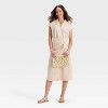 Women's Short Sleeve Wrap Waist Midi Shirtdress - Universal Thread™ - 3 of 3