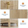 Dresser for Bedroom with 6 Drawers, 54" Extra Wide Modern Chest of Drawers with Metal Handle, Dresser TV Stand, Wood Drawer Organizer - 3 of 4
