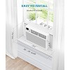ZAFRO 12,000 BTU Window Air Conditioner Cools up to 550 Sq. ft, Ultra Quiet Window AC Unit with Remote Control - 4 of 4