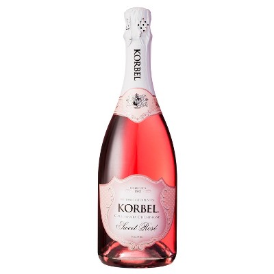 Korbel Sweet Rosé Wine - 750ml Bottle