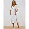 Allegra K Women's Party Elegant Faux Fur Full-Lined Wrap Shrug - 3 of 4