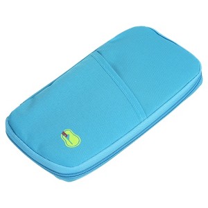 Unique Bargains Lightweight Portable Travel Passport Wallet for Women Men - 1 of 4