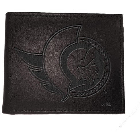 Evergreen NHL Ottawa Senators Black Leather Bifold Wallet Officially Licensed with Gift Box - image 1 of 1