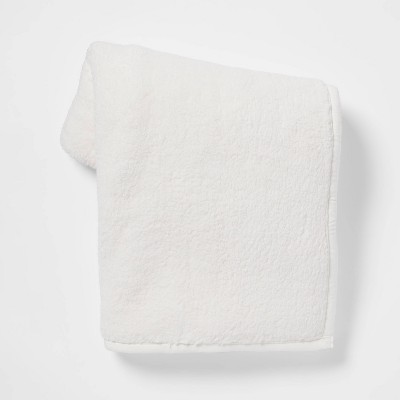 Solid Sherpa Throw Blanket - Threshold™