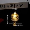 12 Pcs Flameless LED Light Candle LED Crystal Candle Light Transparent Shell Electronic Night Lamp Dating Party Holiday Home Decoration - 2 of 4