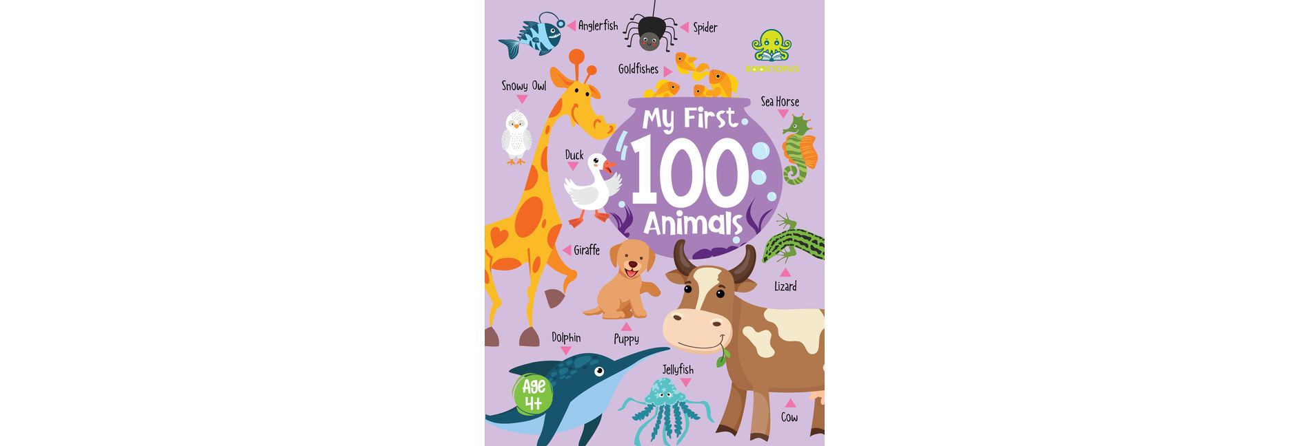 My First 100 Animals Mini Board Book - (My First Mini Board Book) by  Booktopus