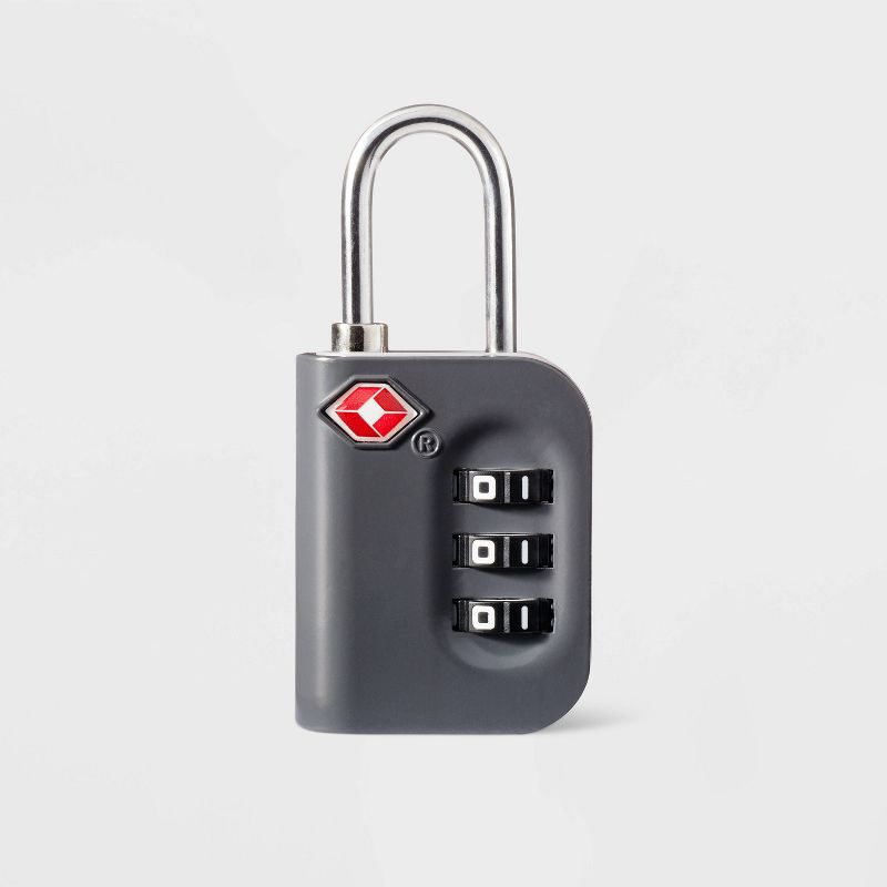 Combo Luggage Lock Gray - Open Story&#8482;, 1 of 7