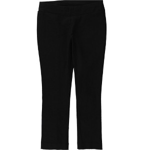 I.N.C International Concepts Womens Ruffle-Back Casual Trouser Pants, Black, 0P - 1 of 2