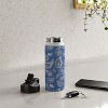 Cynthia Haller Classic blue and gold paisley Water Bottle - Society6 - 4 of 4