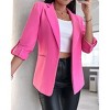 Coolmee Blazers for Women Suit Jackets Dressy Open Front Long Sleeve Blazer Business Casual Outfits - 4 of 4