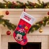 Kurt Adler Officially Licensed Disney Applique Christmas Stocking with Plush Collar, Mickey Mouse, 19" - 3 of 3
