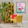 Stupell Industries Vivid Watercolor Abstraction Floating Frame Canvas Art - 3 of 4