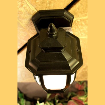 Salisbury Black 10.25" Outdoor Lantern Wall Light
