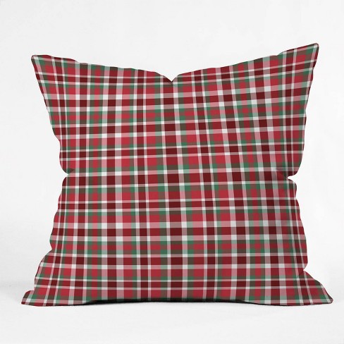 Red gingham online pillows