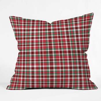16"x16" Lisa Argyropoulos Classic Holiday Square Throw Pillow Red - Deny Designs