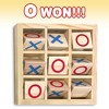 Gamie Classic Wood Travel Tic-Tac-Toe Game - 3 of 4