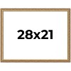 PosterPalooza | 28x21 Wood Antique Frame with UV Acrylic, 4 Finishes: Bronze, Gold, Silver, and Black - 2 of 4
