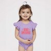 The Juniper Shop Be Mine Bubble Baby Flutter Sleeve Bodysuit - 2 of 3