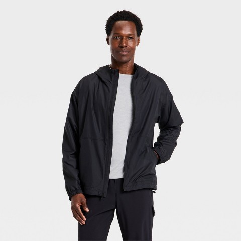 Мужские куртки All In Motion Men's Windbreaker Jacket - All In Motion™ Jet Black L