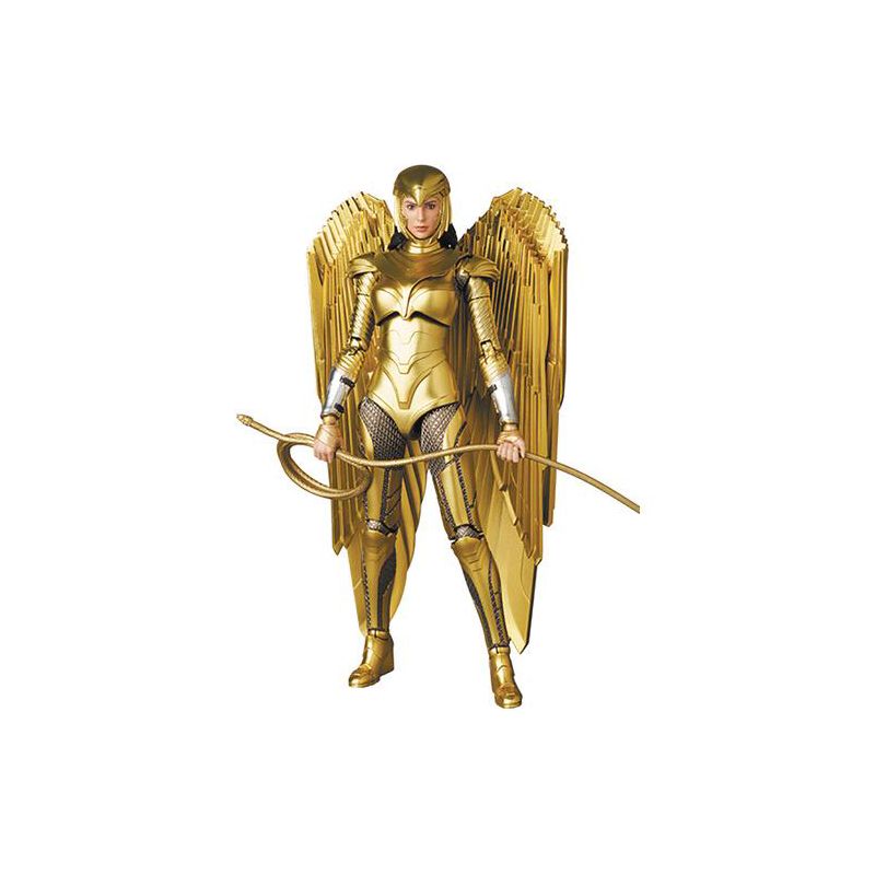 Medicom -  Wonder Woman - Golden Armor Mafex Action Figure, 1 of 9