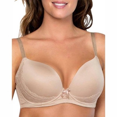 Women's CASEY PLUNGE MOLDED BRA - Parfait