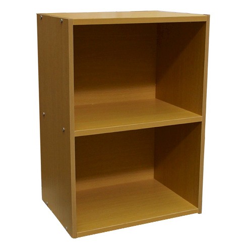 24 2 Level Bookshelf Tan Wood Ore International Target