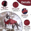 Dog Puffer Jacket Warm Dog Coat - Ultra Lightweight Windproof Vest for Dogs Winter Coats with Hook & Loop, Non-Shedding Easy on/Off - 4 of 4