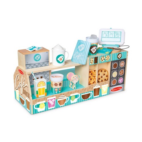 Melissa & Doug Wooden Counting Shapes Stacker, 66 Pieces 