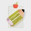 Teacher Pencil Claw Hair Clip - Yellow - 2 of 3