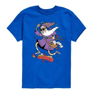 Boys' - Instant Message - Wizard Skater Short Sleeve Graphic T-Shirt - 1 of 4