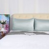 4 Pcs Standard 20"x26" Silk Satin Luxury Cooling Pillowcase Light Gray - PiccoCasa - image 3 of 4