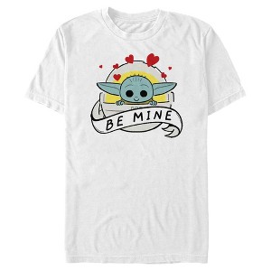 Men's Star Wars The Mandalorian The Child Be Mine Bassinet T-Shirt - 1 of 4