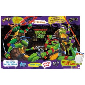 Trends International Teenage Mutant Ninja Turtles: Mutant Mayhem - Phrases Unframed Wall Poster Prints - 1 of 4