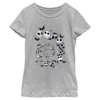 Girl's The Nightmare Before Christmas Spiral Jack T-Shirt