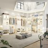 Aheaplus Set of Two 80"-120"W Closet System With Door And Wooden Drawers - 2 of 4