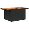 vidaXL Garden Sofa Set Black, Cream White - Black and Cream Corner + Table + 2x Middle + Footrest - 3 of 4