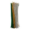 John Bead Fluffy Pipe Cleaners Chenille Stems for Art School Craft Supplies, 12in x 6mm Christmas Mix 100 Pieces - 3 of 3