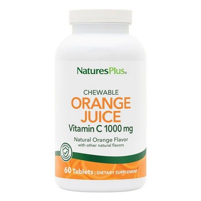 Orange Juice C 1000mg by Nature's Plus  -  60 Chewable