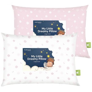 KeaBabies Toddler Pillow - Soft Organic Cotton Kids Pillows for Sleeping - Travel Pillow for Kids Age 2-5 - 1 of 4