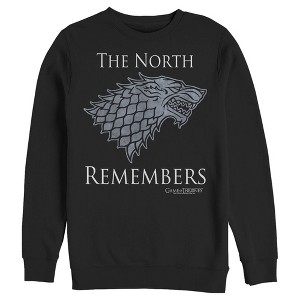 Men's Game of Thrones North Remembers Symbol Pull Over Hoodie - 1 of 4