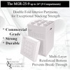 Advanced Organizing Systems - MGR-25-9 Roll File Storage Box - Corrugated 25x17.5x17.5 With 9 Compartments - 4 of 4