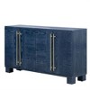 Okak Sideboard Cabinet, Bufft Cabinet with 4 Doors and 4 Shelves, Storage Cabinet for Living Room, Dining Room, Kitchen, Antique Navy - 3 of 4