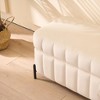 Zeus & Ruta 49.2" Velvet Upholstered Storage Ottoman Bench  for End of Bed with Metal Legs - 4 of 4