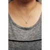 Haus of Brilliance 10K White Gold Diamond Accented Crescent Moon Shaped Inch Pendant Necklace - 4 of 4