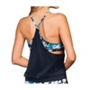 Women's Layered Laser Cut with Attached Sports Bra Tank Top - BH Sport - 2 of 3