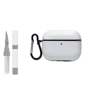 HTUTWOO AirPods Pro 3 Earphone Cover, Fashion Casual Leather Cover with Keychain Case and Cleaning Kit for Women Men Cover Accessories - 1 of 4