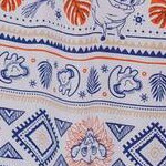 blue / orange, girls maxi dress