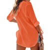 Imily Bela Women's Long Sleeve Beach Sun Protection Top V-Neck Tie Pocket Hoodie - 3 of 4