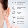 Pyle Mini In-Ear Hearing Amplifier - Digital Voice & Sound, Battery Operated - 2 Batteries Included - image 4 of 4